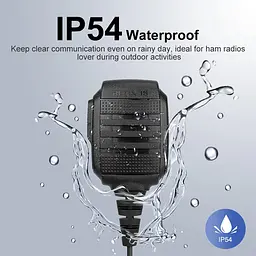 Вологозахищена тангета для рацій Retevis, Kenwood, BAOFENG, POFUNG, PUXING, TYT з K-штекером Retevis HK006 (100893) - мініатюра 3