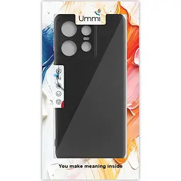 Чохол Silicone Cover Ummi Lakshmi Full Camera (AA) для Motorola Edge 50 Pro Чорний / Black - мініатюра 2