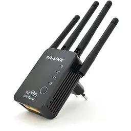 Підсилювач WiFi сигналу з 4-ма вбудованими антенами LV-WR16, живлення 220V, 300Mbps, IEEE 802.11b/g/n, 2.4-2.4835GHz, BOX