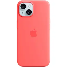 Чохол Silicone Case with MagSafe для Apple iPhone 15 Guava ААА [94560]