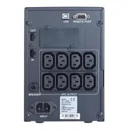 Пристрій безперебійного живлення Powercom SPT-1000-II LCD (SPT.1000.II.LCD) - мініатюра 3