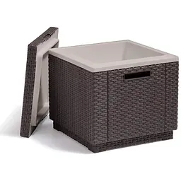 Стіл-скриня Allibert Ice Cube коричневий (17194600) - мініатюра 3