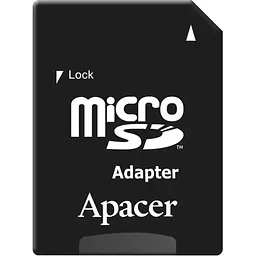 Карта пам'яті Apacer microSDHC 32Gb Class 10 UHS-I/U1 R85 + SD adapter [AP32GMCSH10U5-R] [107522] - мініатюра 7