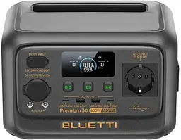 Зарядна станція BLUETTI Premium 30 V2 600w 320WH - мініатюра 2