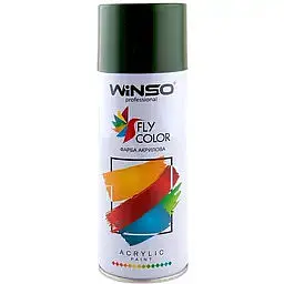 Фарба акрилова WINSO Spray темно-зелена MOSS GREEN RAL6005 450мл 880180 - мініатюра 2