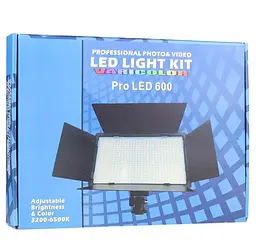 LED лампа 29 см E600 Квадратна чорний - мініатюра 7