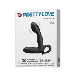 Стимулятор простати Pretty Love Barrack, 14.2 см чорний - мініатюра 7