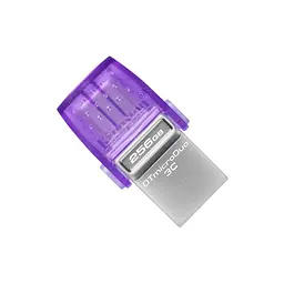 USB флеш накопичувач Kingston 256GB DataTraveler microDuo 3C USB 3.2/Type C (DTDUO3CG3/256GB) - мініатюра 1