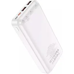 Зовнішній акумулятор Hoco J101A Astute 20000mAh 22.5W White [101323] - мініатюра 3