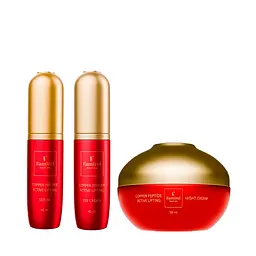 Комплексний набір косметики Famirel Copper Peptide — нічний ліфтинг та відновлення шкіри (085267, 085250, 085274)