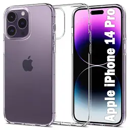 Силіконовий чохол BeCover для Apple iPhone 14 Pro Transparancy (708016) - мініатюра 2