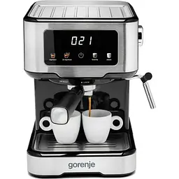 Gorenje Кавоварка рожкова 1.5л мелена ручний капучинатор - мініатюра 7