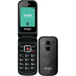 Мобільний телефон бабушкофон Ergo F241 Black