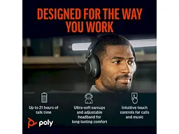 Навушники з мікрофоном POLY Voyager Surround 80-M USB-C HS Black (8G7U0AA) - мініатюра 8