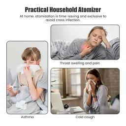 Ультразвуковий інгалятор Mesh Nebulizer JSL-W302 для дорослих та дітей ручний небулайзер - мініатюра 6