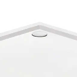 Душовий піддон Qtap Tern 301112 100x100x12 см + сифон Білий - мініатюра 4