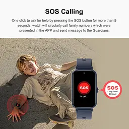 Рожевий дитячий смарт годинник-телефон Lemfo DH13S з GPS трекером, відеодзвінком, 4G SIM-картою та SOS До 3 днів роботи - мініатюра 8