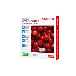 Ваги кухонні Ardesto SCK-893CHERRY - мініатюра 6