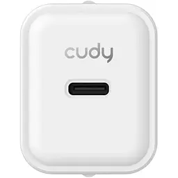 Зарядний пристрій Cudy 20W GaN 1×USB-C QC+PD 3.0 вилка EU для iPhone 12 і новіших (CH20_EU) - мініатюра 2