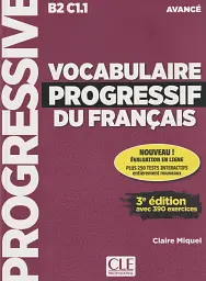 Vocabulaire Progressif du Francais 3e Edition Avan Livre + CD audio + Livre-web