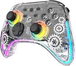 Геймпад GamePro GPX13T 2.4G/BT 5.1/USB/PC/iOS/Android RGB Transparent (GPX13T) UA - мініатюра 3