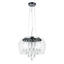 Світильник підвісний LED Levistella 800P8057 led (400*205) CL, 18W, метал + скло, діаметр 400мм, сучасний стиль для дому