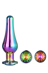 DT21873 набір анальних пробок конічної форми Dream Toys GLEAMING LOVE PLEASURE SET MULTICOLOUR - мініатюра 4