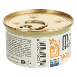 Вологий корм Monge Cаt Monoprotein м'ясні пластівці, індичка та морква 80 г (70007191) - мініатюра 3