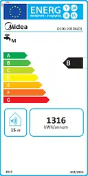 Водонагрівач MIDEA PRIME Wi-Fi D100-20ED6 (D) - мініатюра 7