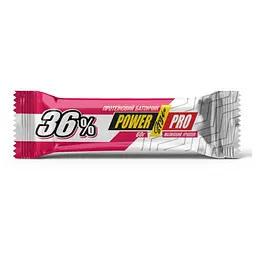 Протеїнові батончики Protein Bar 36% — 20 × 60 г Raspberry Crushon