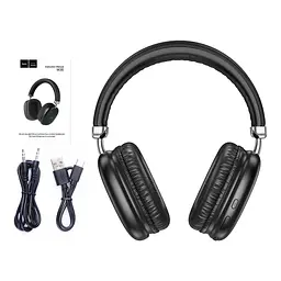 Навушники Hoco W35 Air Triumph BT headphones | BT5.3, AUX / TF, 45h | black - мініатюра 5