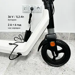 Електросамокат OKAI Zippy ES50С Black 8" 250W/500W, 5.2Ah, 20 km, 25 km/h, 10°, 13.5 kg (ES50C-B) - мініатюра 8