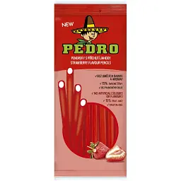 Цукерки Pedro Олівці Полуниця жувальні 80 г (907538)
