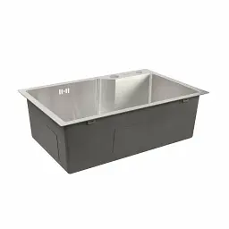 Кухонна мийка Platinum Handmade з нержавіючої сталі 3 мм прямокутна 65x43x22 см (000032518) - мініатюра 5