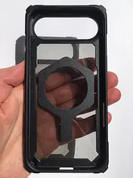 Оригінальний протиударний чохол для iPhone AIR UAG Plasma XTE MagSafe Black 114525114034 з підставкою - мініатюра 6