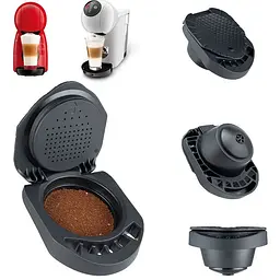 Капсула та тримач капсул одночасно для кавоварки Krups Delonghi Dolce Gusto Genio S, Piccolo, INFINISSIMA