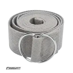 Ремінь для йоги EasyFit сірий
