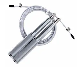 Скакалка швидкісна на підшипниках алюмінієва PowerPlay 4207 Elite Jump Rope Срібна 3 м (PP_4207_Silver) - мініатюра 7