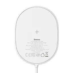 Бездротовий зарядний пристрій Baseus Light Magnetic 15W для iPhone 12 Білий (WXQJ-02) - мініатюра 5
