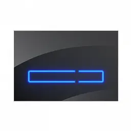 Клавіша для інсталяції сенсорна Am.Pm Touch Pro скло black I0450A38, Чорний матовий