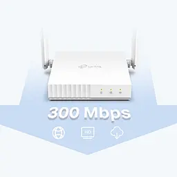 Маршрутизатор TL-WR844N N300, 4xFE LAN, 1xFE WAN TP-Link teh0017170 - мініатюра 6