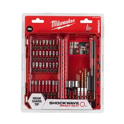 Набір біт SHOCKWAVE PACKOUT MILWAUKEE 40 шт пластиковий кейс - мініатюра 2
