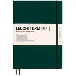 Блокнот Leuchtturm1917 Master Slim A4+ Forest Green Клітинка (370274)