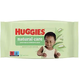 Набір вологих серветок Huggies Natural Care 560 шт. (10 уп. х 56 шт.) - мініатюра 2