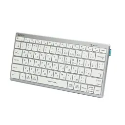 Клавіатура A4Tech FBX51C Wireless/Bluetooth White (4711421972987) - мініатюра 2