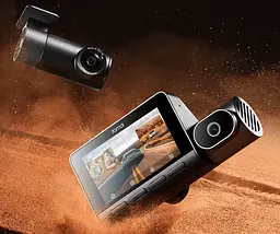 Відеореєстратор для авто 70mai Dash Cam T800-2 4K + 2 задня камера Rear Cam RC24 - мініатюра 4