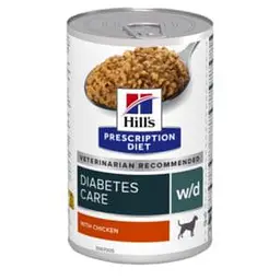 Вологий корм для собак Hill’s Prescription Diet w/d Diabetes Care при цукровому діабеті, з куркою, консерва