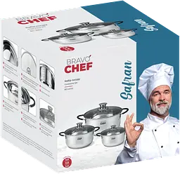 Набір посуду Safran (6 предметів) BRAVO CHEF kuh0016968 - мініатюра 7