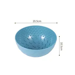 Миска для собак WahoPet для повільного годування, блакитна - мініатюра 7