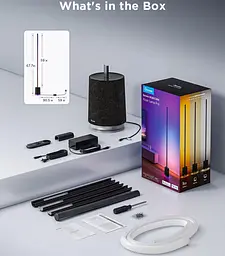 Розумний торшер Govee H6079 RGBICW 1500 lm зі вбудованим динаміком Wi-Fi/Bluetooth - мініатюра 3